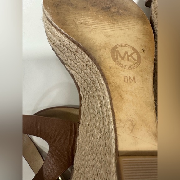 Michael Kors Kaylee Espadrille Wedge Sandals Sz 8 M - Picture 7 of 12